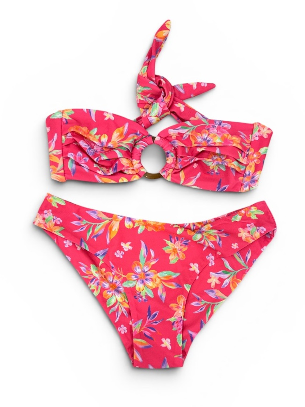 LULANI KINIS • XS/S Bandeau Cheeky Swim Bikini Set NWOT